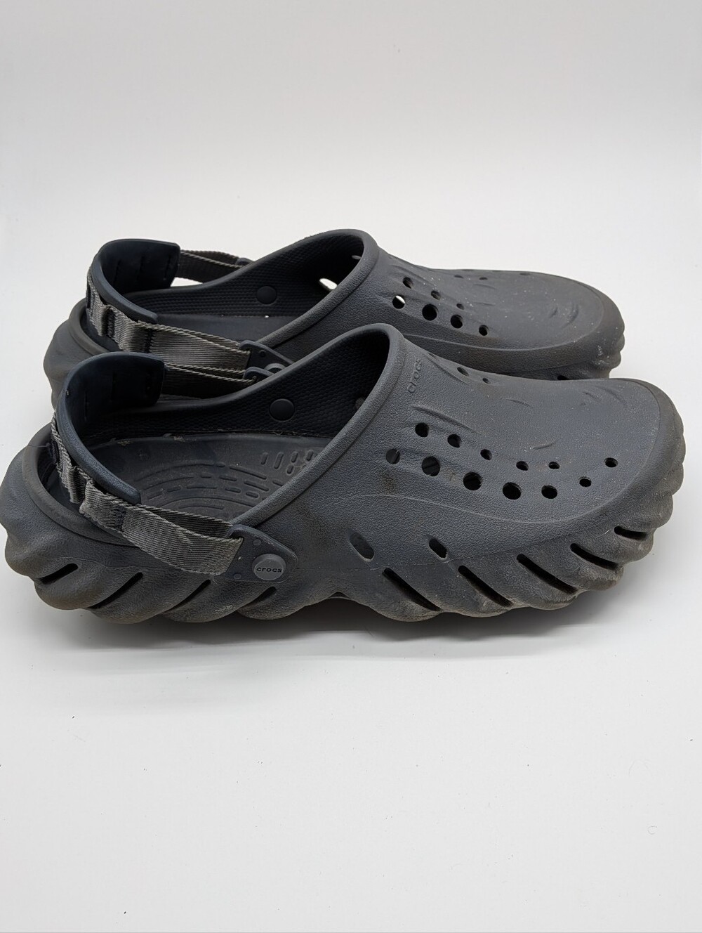 Crocs Echo Clog Black Men's Size 13 Comfort Slip On Casual Shoes